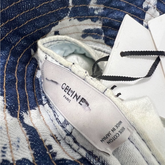Celine Bucket Hat Bleached Blue Size Medium - Picture 6 of 7